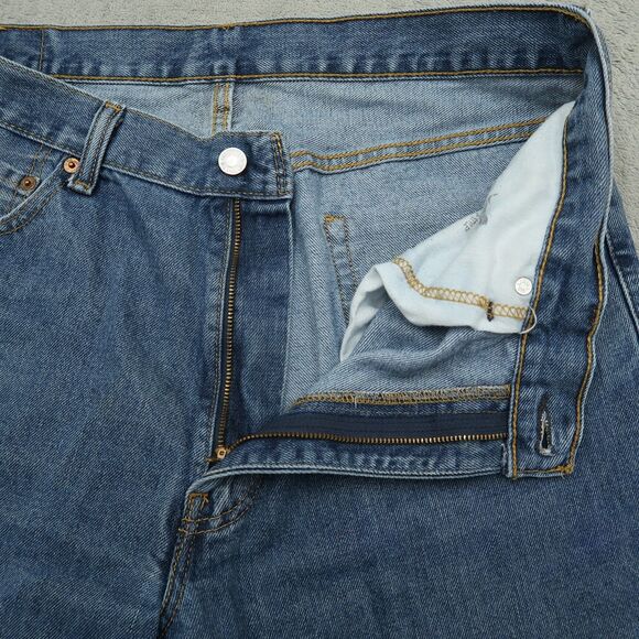 Levi's 550 Jeans Mens Size 36x30 Blue Relaxed Fit 100% Cotton Denim Medium Wash - Picture 3 of 15